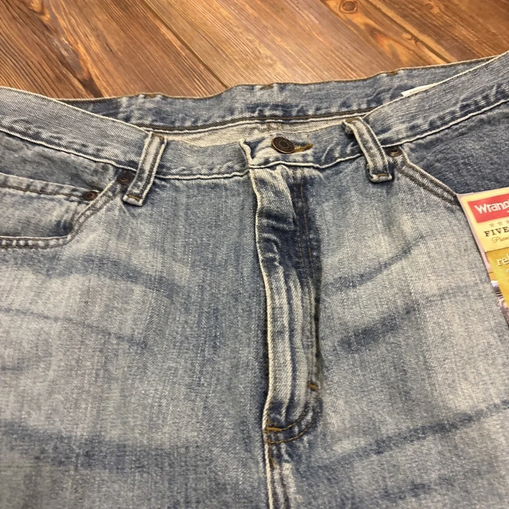 Wrangler Mens Relaxed Fit Jeans Straight Leg 36x29 Five Star Premium 97NCWBD NEW